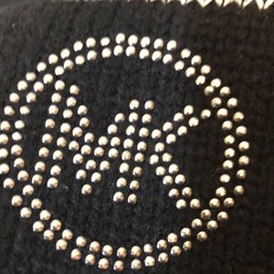 Michael Kors Black Knit Scarf